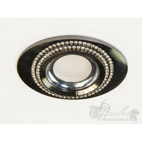 Врізний точковий світильник Diasha 0004BK MR16, 40W, чорний, IP20, сучасний стиль для коридору, вітальні, спальні, кухні, офісу