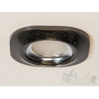 Світильник точковий Diasha 0007BK MR16, 50W, вбудований, чорний, для коридору, спальні, кухні, офісу, 9 см