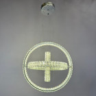 Люстра кришталева на тросах Led Linisoln 009-50*40*30 метал, кришталь LЕD 90Вт 120-50 см Люстра кришталева на тросах Led Linisoln 009-50*40*30 метал, кришталь LЕD 90Вт 120-50 см