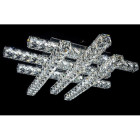 Люстра з кришталем Linisoln S012 метал, скло 15-17 кв. м 70 Вт 55*55 см