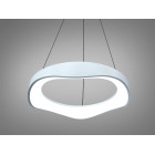 Сучасна підвісна LED люстра хвиля для кухні Diasha 0471A WH біла 50 см 36W регульована за висотою Сучасна підвісна LED люстра хвиля для кухні Diasha 0471A WH біла 50 см 36W регульована за висотою