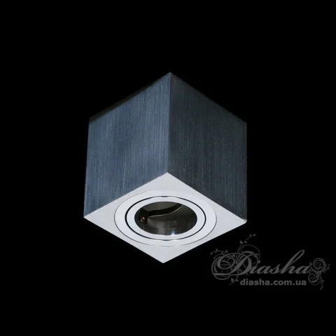 Накладний точковий світильник Diasha 106B-2-S-SL MR16, 40W, матовий хром (1 лампа), IP20