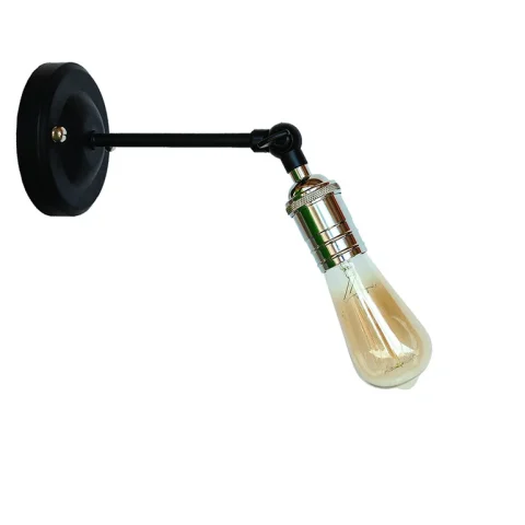 Настенное бра Levistella 752WC1701-1, E27, 60W, черный, хромированный патрон