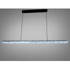 Сучасний лінійний LED підвіс Diasha 1105/1200BK чорний 27W 120 см для кухні та столу