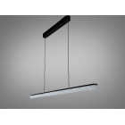 Сучасний лінійний LED підвіс Diasha 1105/1200BK чорний 27W 120 см для кухні та столу
