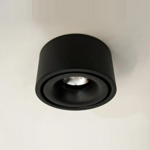 Светильник накладной точечный LED Diasha 117Y-BK, 10W, 550 лм, черный, для натяжного потолка