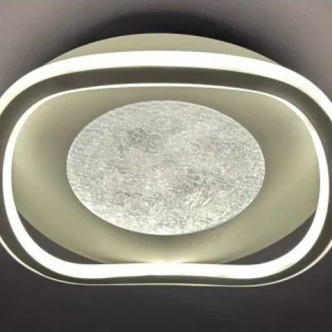 Люстра LED стельова Linisoln 12477S-30 метал, акрил, 3000K/4000K/6000K, 65Вт, 30 см