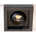 Світильник накладний поворотний LED Diasha 136G-BK, 10W, 550lm, 4100K, чорний, для гіпсокартонної стелі Світильник накладний поворотний LED Diasha 136G-BK, 10W, 550lm, 4100K, чорний, для гіпсокартонної стелі