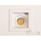 Світильник врізний LED Diasha 136H-WH, 10W, білий, квадратний, поворотний, для коридору, вітальні, спальні, кухні, офісу, кафе Світильник врізний LED Diasha 136H-WH, 10W, білий, квадратний, поворотний, для коридору, вітальні, спальні, кухні, офісу, кафе