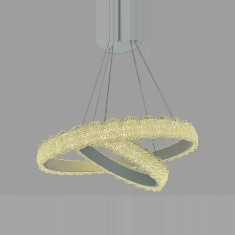 Люстра LED підвісна Linisoln 1532-60*40 WH (метал, акрил, білий) на LED-стрічці, 90 Вт Люстра LED підвісна Linisoln 1532-60*40 WH (метал, акрил, білий) на LED-стрічці, 90 Вт