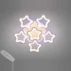 Люстра 1660/5+1WH LED 3color d