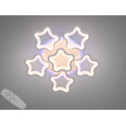 Світлодіодна стельова люстра зірки для спальні Diasha 1660/5+1WH LED 3color біла 55 см 95 W з пультом Світлодіодна стельова люстра зірки для спальні Diasha 1660/5+1WH LED 3color біла 55 см 95 W з пультом