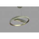 Підвісна люстра LED у спальню Linisoln 1956-60*40 металевий, акриловий, кольору шампань, діаметр 60*40 см, висота 50-120 см