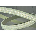 Підвісна люстра LED у спальню Linisoln 1956-60*40 WH метал, акрил, діаметр 60*40 см, висота 50-120 см, потужність 80 Вт, Підвісна люстра LED у спальню Linisoln 1956-60*40 WH метал, акрил, діаметр 60*40 см, висота 50-120 см, потужність 80 Вт,