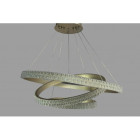 Підвісна люстра LED у зал Linisoln 1956 металевий Champagne Metallic LED-стрічка 80*60*40 см 140 Вт Підвісна люстра LED у зал Linisoln 1956 металевий Champagne Metallic LED-стрічка 80*60*40 см 140 Вт