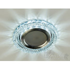 Точковий світильник LED Diasha 2107S WH MR16, 40W, діаметр 9 см, IP20, метал + скло, сучасний стиль для дому