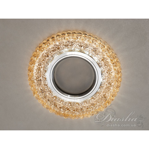 Точковий світильник вбудований LED Diasha 2232T, 3W, діаметр 9.5 см, 40W, IP20, білий, для коридору, вітальні, спальні