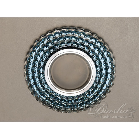 Точковий світильник LED Diasha 2235B-BK MR16, 40W, IP20, скло, для коридору, вітальні, кухні, офісу