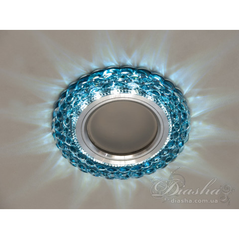 Точковий світильник LED Diasha 2235S-BK MR16, 40W, скло, для коридору, вітальні, спальні, кухні, офісу