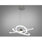 Люстра стельова LED Diasha 2328-800+600+400NEW HR 140W, з додатковим підсвічуванням, для коридору, спальні, кухні Люстра стельова LED Diasha 2328-800+600+400NEW HR 140W, з додатковим підсвічуванням, для коридору, спальні, кухні