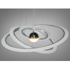 Люстра стельова LED Diasha 2328-800+600+400NEW HR 140W, з додатковим підсвічуванням, для коридору, спальні, кухні Люстра стельова LED Diasha 2328-800+600+400NEW HR 140W, з додатковим підсвічуванням, для коридору, спальні, кухні