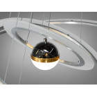 Люстра стельова LED Diasha 2328-800+600+400NEW HR 140W, з додатковим підсвічуванням, для коридору, спальні, кухні Люстра стельова LED Diasha 2328-800+600+400NEW HR 140W, з додатковим підсвічуванням, для коридору, спальні, кухні