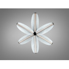 Елегантна стельова LED люстра Diasha 2407/6L CG хром 75W з пультом диммер 67 см 12–20 м2 Елегантна стельова LED люстра Diasha 2407/6L CG хром 75W з пультом диммер 67 см 12–20 м2