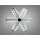 Сучасна LED люстра Diasha 2407/6S CG з акриловими пелюстками та пультом Сучасна LED люстра Diasha 2407/6S CG з акриловими пелюстками та пультом