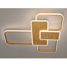 Люстра стельова LED Diasha 2449G mmer 2449G, 105W, 5775 лм, золото, сучасний стиль для коридору, вітальні, спальні Люстра стельова LED Diasha 2449G mmer 2449G, 105W, 5775 лм, золото, сучасний стиль для коридору, вітальні, спальні