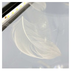 Світлодіодна люстра стельова Artlight 2470/500BK з візерунковим акриловим розсіювачем, 48W Світлодіодна люстра стельова Artlight 2470/500BK з візерунковим акриловим розсіювачем, 48W