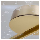 Світлодіодна люстра стельова Artlight 2470/500GD з візерунковим акриловим розсіювачем, 48W Світлодіодна люстра стельова Artlight 2470/500GD з візерунковим акриловим розсіювачем, 48W