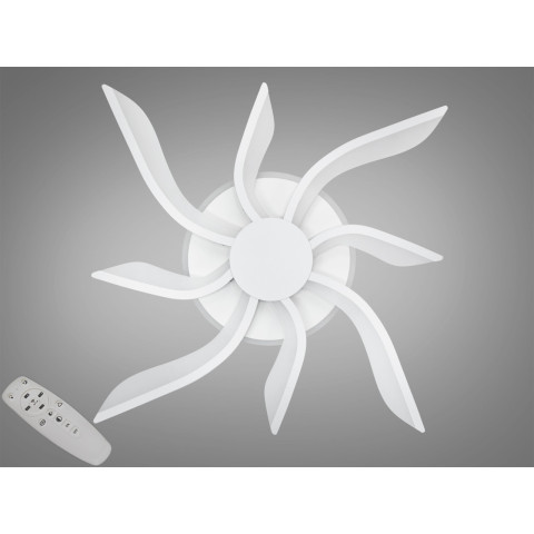 Стельовий світильник LED Diasha 2480/4+4WH, 65W, 3200K-6500K, білий акрил, сучасний стиль для дому