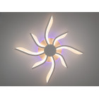 Стельовий світильник LED Diasha 2480/4+4WH, 65W, 3200K-6500K, білий акрил, сучасний стиль для дому
