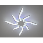 Стельовий світильник LED Diasha 2480/4+4WH, 65W, 3200K-6500K, білий акрил, сучасний стиль для дому