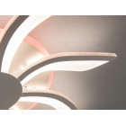Стельовий світильник LED Diasha 2480/4+4WH, 65W, 3200K-6500K, білий акрил, сучасний стиль для дому