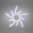 Люстра 2480/5+5WH LED 3color d