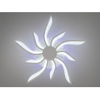 Люстра стельова LED Diasha 2480/5+5WH, 82W, 3200K-6500K, білий метал, сучасний стиль, пульт управління, акрилові елементи Люстра стельова LED Diasha 2480/5+5WH, 82W, 3200K-6500K, білий метал, сучасний стиль, пульт управління, акрилові елементи