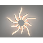 Люстра стельова LED Diasha 2480/5+5WH, 82W, 3200K-6500K, білий метал, сучасний стиль, пульт управління, акрилові елементи Люстра стельова LED Diasha 2480/5+5WH, 82W, 3200K-6500K, білий метал, сучасний стиль, пульт управління, акрилові елементи