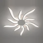 Люстра 2480/5+5WH LED 3color d