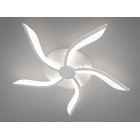 Люстра стельова LED Diasha 2480/5WH, 53W, 3200K-6500K, білий метал, сучасний стиль для дому Люстра стельова LED Diasha 2480/5WH, 53W, 3200K-6500K, білий метал, сучасний стиль для дому