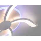 Люстра стельова LED Diasha 2480/5WH, 53W, 3200K-6500K, білий метал, сучасний стиль для дому Люстра стельова LED Diasha 2480/5WH, 53W, 3200K-6500K, білий метал, сучасний стиль для дому