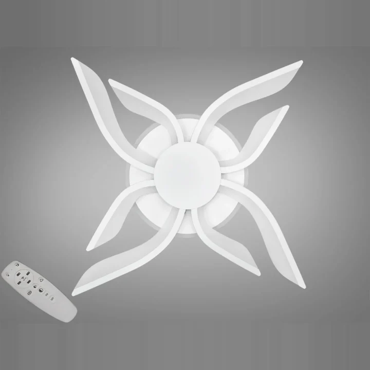 Люстра 2481/4+4WH LED 3color d