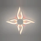 Люстра 2481/4+4WH LED 3color d
