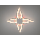 Люстра стельова LED Diasha 2481/4+4WH, 67W, 3200K-6500K, білий акрил, сучасний стиль з пультом та диммером Люстра стельова LED Diasha 2481/4+4WH, 67W, 3200K-6500K, білий акрил, сучасний стиль з пультом та диммером
