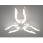 Люстра стельова LED Diasha 2481/6WH, 60W, 3200K-6500K, білий акрил, сучасний стиль, з пультом, для дому Люстра стельова LED Diasha 2481/6WH, 60W, 3200K-6500K, білий акрил, сучасний стиль, з пультом, для дому