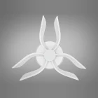 Люстра 2481/6WH LED 3color dim