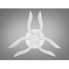 Люстра стельова LED Diasha 2481/6WH, 60W, 3200K-6500K, білий акрил, сучасний стиль, з пультом, для дому Люстра стельова LED Diasha 2481/6WH, 60W, 3200K-6500K, білий акрил, сучасний стиль, з пультом, для дому