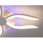Люстра стельова LED Diasha 2481/6WH, 60W, 3200K-6500K, білий акрил, сучасний стиль, з пультом, для дому Люстра стельова LED Diasha 2481/6WH, 60W, 3200K-6500K, білий акрил, сучасний стиль, з пультом, для дому