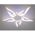Стельовий світильник LED Diasha 2482/5+5WH, 82W, 3200K-6500K, білий метал, сучасний стиль, з пультом управління