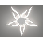 Стельовий світильник LED Diasha 2482/5+5WH, 82W, 3200K-6500K, білий метал, сучасний стиль, з пультом управління